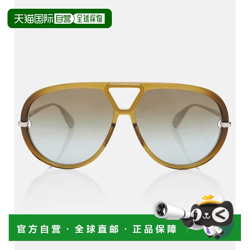 1h可退香港直邮Bottega Veneta 葆蝶家 女士 水滴飞行员太阳眼镜