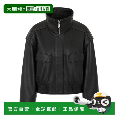 Self-Portrait 仿皮飞行员夹克 120JBLACK 【付后1h可退】长袖