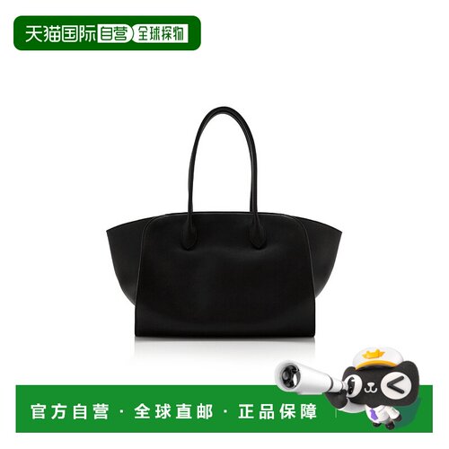 香港直邮The Row 女士 Marlo 14 皮革手提包 black黑色 舒适时尚