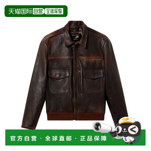 Golden Goose Deluxe Brand 长袖皮夹克 GMP02502【付后1h可退】