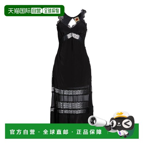 1h可退 香港直邮FARM RIO 女士 中长连衣裙 black黑色 舒适时尚