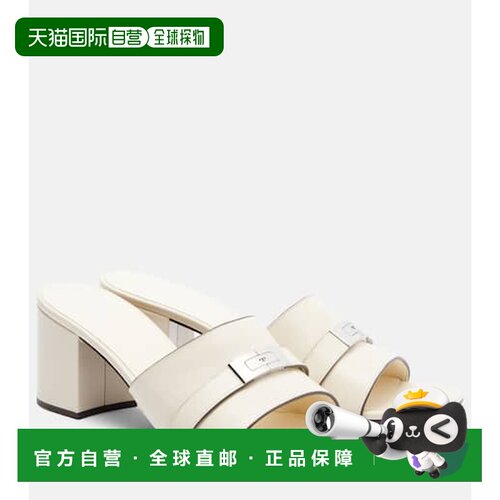 1h可退 香港直邮Tory Burch 托里 伯奇 女士 LeeLee 皮质凉拖单鞋