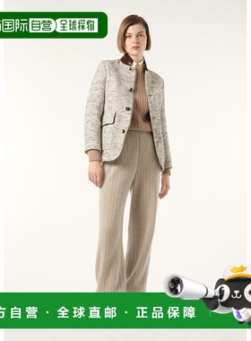 自营欧洲直邮Loro Piana 女士灰色婴儿羊绒休闲裤