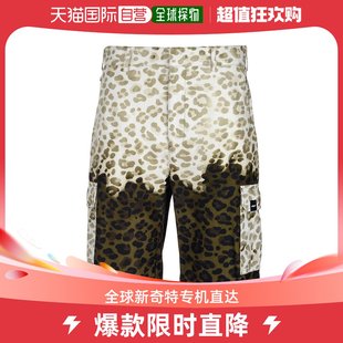 男士 双色豹纹工装 MSGM 香港直邮Msgm 短裤