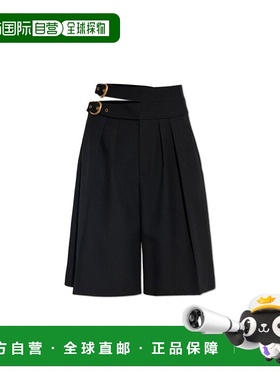 1h可退 香港直邮Chloe 蔻依 女士 雙扣及膝短褲 CH26SSH01164短裤