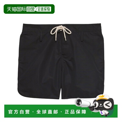 1h可退 香港直邮PRADA 男士沙滩裤 UB37917K8SOOOF0002 AW2025 黑