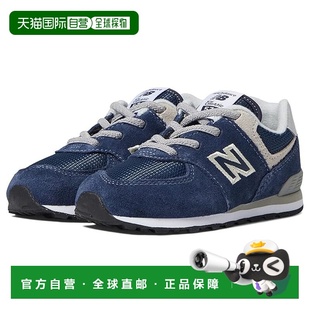 1h可退 香港直邮New Balance 男童 574 Bungee 系带运动休闲鞋(/