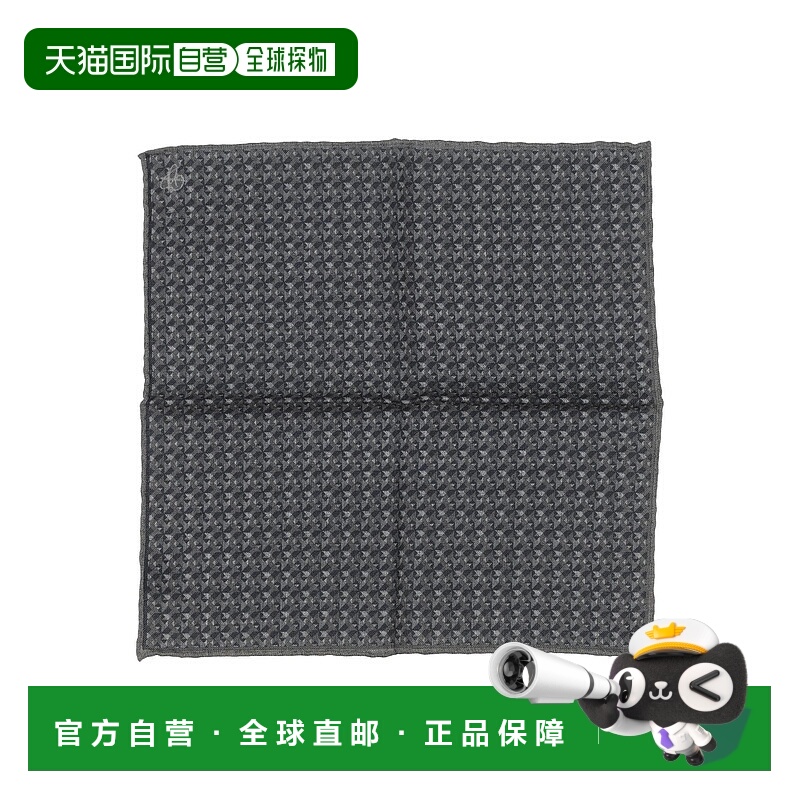 1h可退 香港直邮Canali 康钠丽 男士 Foulards 围巾 grey灰色 舒