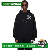 男士 香港直邮off 1h可退 OFF white Metal 连帽衫 黑色 Skate