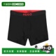 香港直邮boss black黑色 雨果 1h可退 男士 平角内裤 舒适时尚