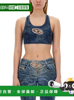 香港直邮Diesel 迪赛 女士 带Logo背心上衣 A138210PGAL01