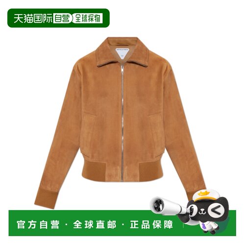 1h可退 香港直邮Bottega Veneta 长袖皮夹克 794382V4DU0
