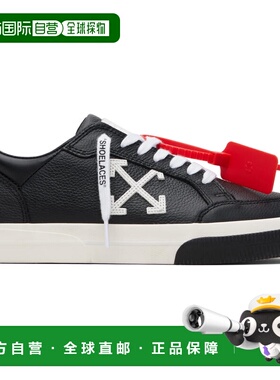 1h可退 香港直邮off-white 男士 黑色 Vulcanized Low 运动鞋 OMI
