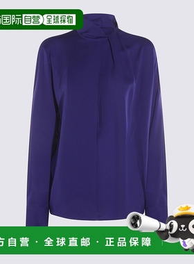 香港直邮Tom Ford 汤姆 福特 女士 紫色真丝上衣 CA3319FAX1507
