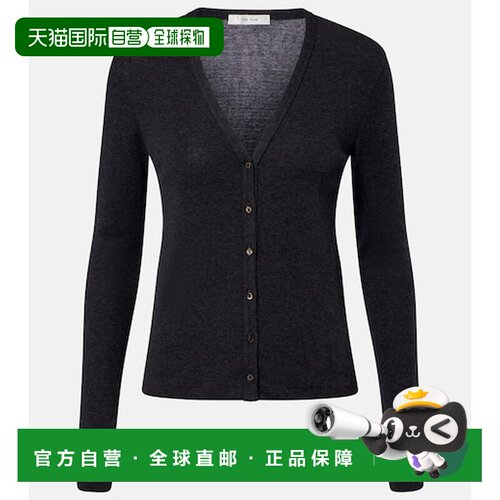 香港直邮The Row 女士 Cresp 棉质针织开衫 grey灰色 舒适时尚
