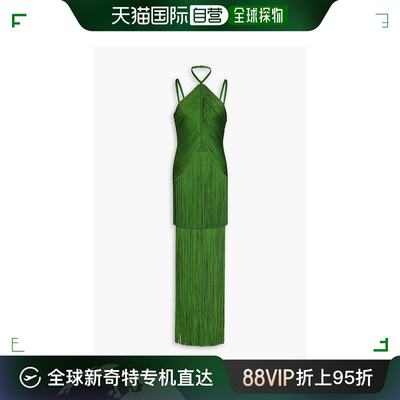 香港直邮Herve Leger 荷芙妮格 女士 流苏庞特布礼服 FRI8445347