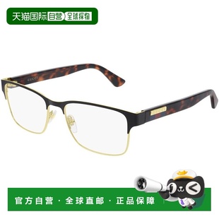 1h可退 香港直邮Gucci 古驰 男士 -eyeglasses 眼镜 GG0750O002BK