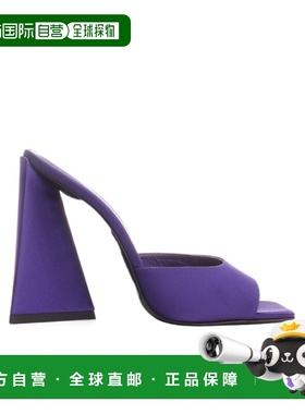 1h可退 香港直邮Attico 徽标高跟凉鞋 236WS000V015