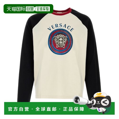 1h可退 Versace 圆领T恤 10255961A18502范思哲上衣男装