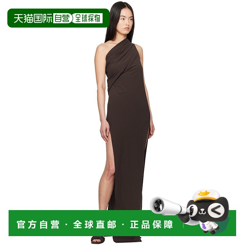 1h可退 香港直邮Rick Owens 不对称连衣裙 RP01E7509CC