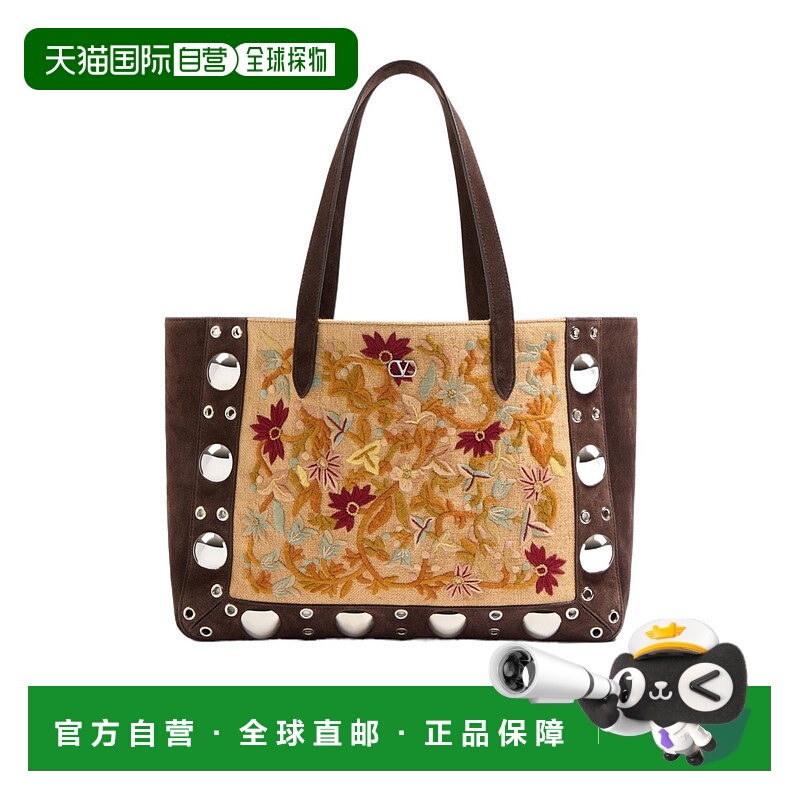 香港直邮Valentino NELLCÔTE 中号刺绣购物袋 WB0R79GRT