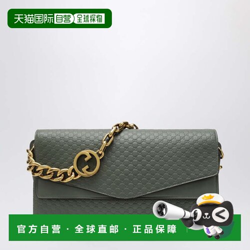 1h可退 香港直邮Gucci 古驰 女士 单肩包 857362AAF1I green绿色