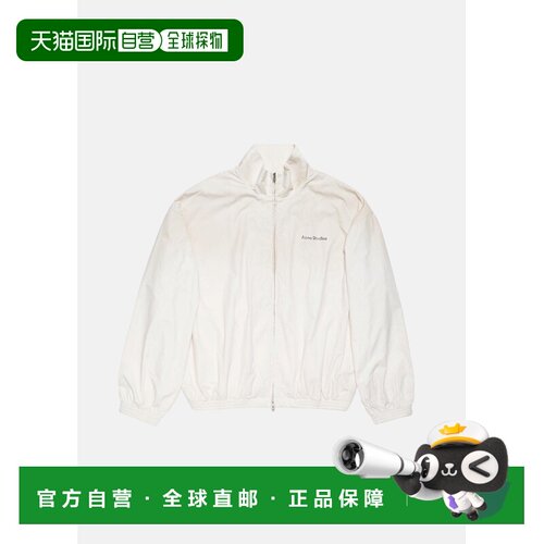Dusty White Washed Logo Jacket夹克