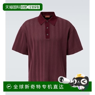 之字纹棉混纺Polo衫 1h可退 男士 香港直邮MISSONI 米索尼