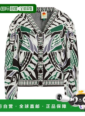 1h可退 香港直邮FARM RIO 女士 针织开衫 green绿色 舒适时尚