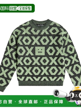 1h可退 香港直邮Acne Studios 艾克妮 女童 Face 羊毛棉质毛衣童