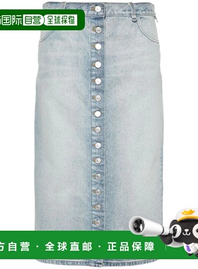 欧洲直邮COURREGES 女士半身裙 124DJU155DE00167011长裙中长裙