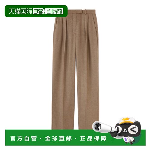 1h可退 香港直邮Loro Piana 腰带环休闲裤 FAQ5847直筒裤