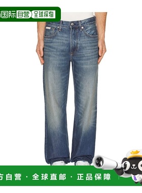 1h可退 香港直邮Calvin Klein 卡尔文 克莱恩 男士 90s 直筒牛仔