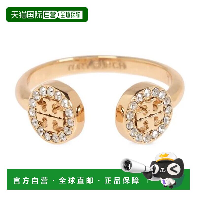 香港直邮Tory Burch 托里 伯奇 女士 金色色调铜制水晶挂件 16018
