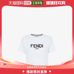 欧洲直邮Fendi白色棉质 恤