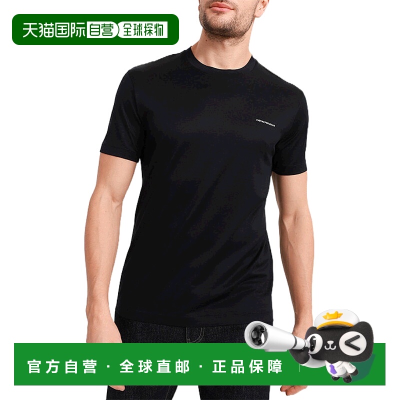 香港直邮Emporio Armani logo印花圆领T恤 8N1TD81JUVZ短袖阿玛尼