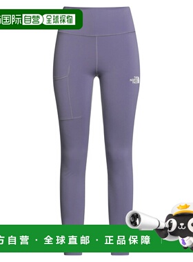 1h可退 香港直邮the north face 北面 女士 打底裤 purple紫色 舒