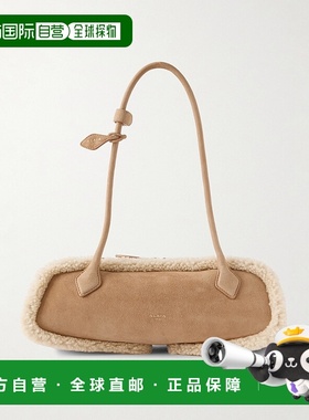 1h可退 香港直邮alaia 女士 Le Teckel 中号毛羊皮肩包 AA1S06033