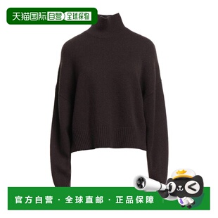 香港直邮THEORY brown棕色 希尔瑞 高领上衣 舒适时 女士 1h可退