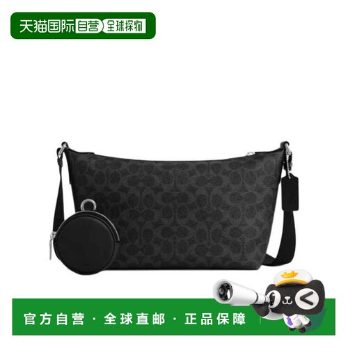 香港直邮COACH 男士单肩包 CCG21SVYZK SS2026 黑【付后1h可退】