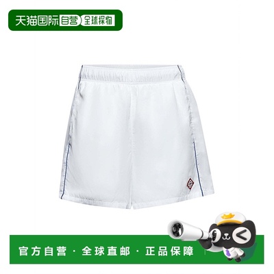 香港直邮Casablanca 男士 卡萨布兰卡徽标贴片松紧腰短裤 MPS25TR