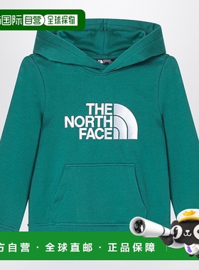 1h可退 香港直邮The North Face北面儿童绿色连帽运动衫男女通用