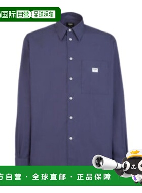 香港直邮Fendi 徽标长袖衬衫 FS1285ARXO