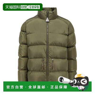1h可退 香港直邮Moncler 盟可睐 男士 徽标贴片拉链羽绒夹克 K209