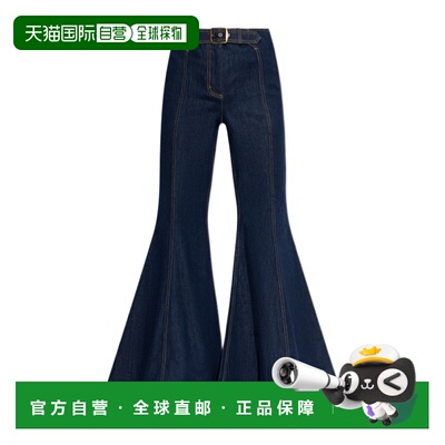 香港直邮Zimmermann 徽标牛仔长裤 7725PS261牛仔裤喇叭裤