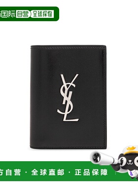 香港直邮Saint Laurent 圣罗兰 男士 徽标钱包 6687350SX0E卡包