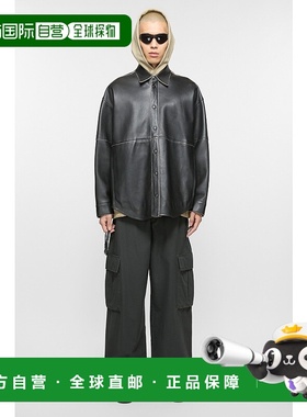 欧洲直邮ACNE (2025新品) 强化帆布工装裤裤子休闲裤阔腿裤