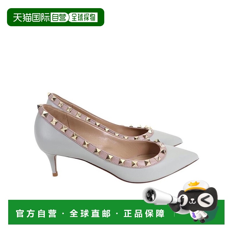 【99新未使用】香港直邮Valentino 铆钉高跟鞋 WW2S0V22VOD单鞋