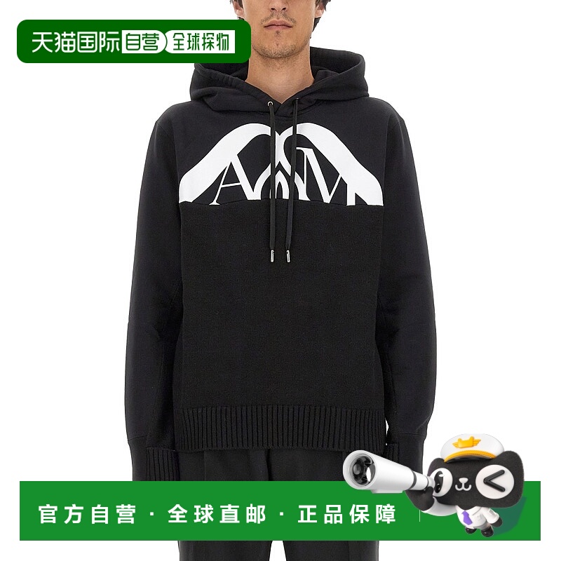 1h可退 欧洲直邮alexander mcqueen 男士 毛衣针织帽衫