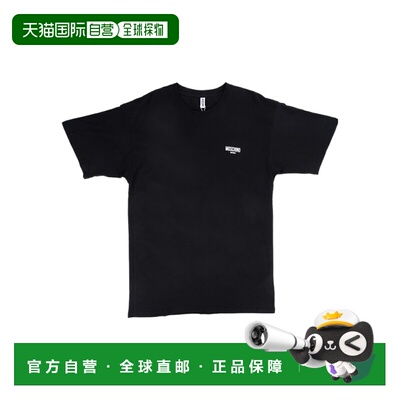 1h可退 香港直邮MOSCHINO 男士T恤 M3V07079412BCS555 AW2023 黑